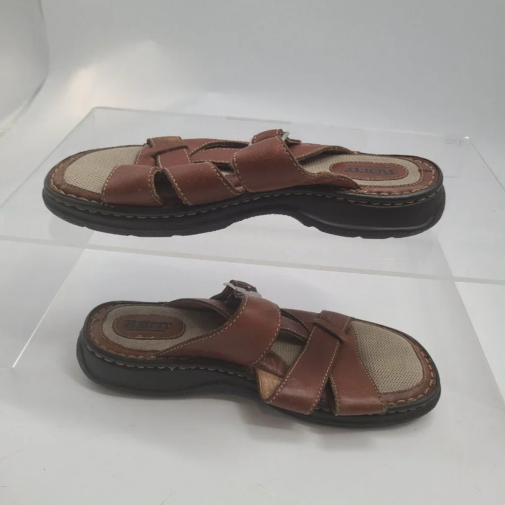 Men's‎ Brown Born Sandles 10/42 M/W W6032-L5